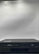Daewoo Black Home Audio Entertainment Hi-Fi Stereo DVD/VCR Combo Player