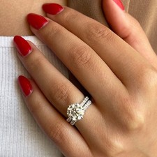 Bague diamant taille ronde