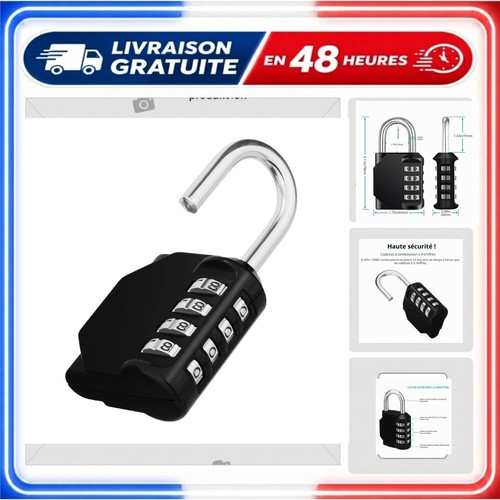 Cadenas code chiffres - à, 4