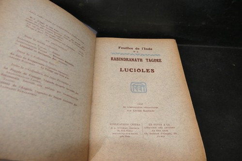 Lucioles rabindranath tagore - -,