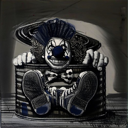 Clown dans une - une, a