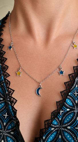 Parure bijoux étoiles - , lune