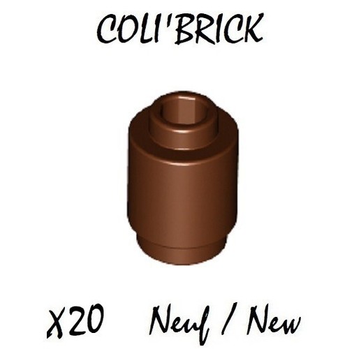 Lego 3062 20x brique ronde - brique,