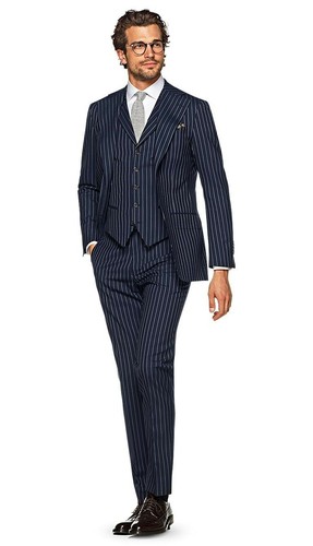 Hommes bleu marine - marine, rayures