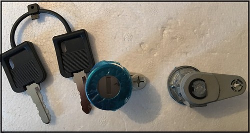 Barillet porte renault clio - de,