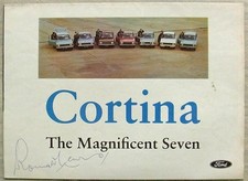 FORD CORTINA Car Sales Brochure 1969 #FA502 DE LUXE Super GT Lotus 1600E ESTATE