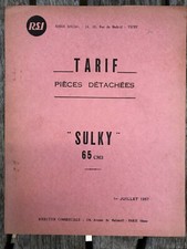 Tarif Pièces Détachées