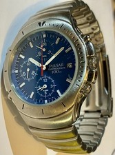 Pulsar Mens Running Chronograph Watch Y182-7D10