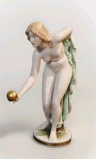 Scheibe-Alsbach Kister Sitzendorf Porcelain Ball Player Walter Schott A Nouveau