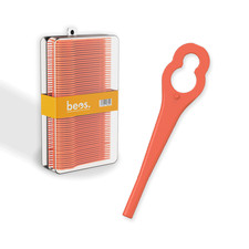 beos® 100x lames de rechange pour débroussailleuse Einhell, Bosch, CMI