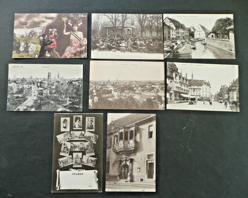 Lot cartes postales - lot, 8