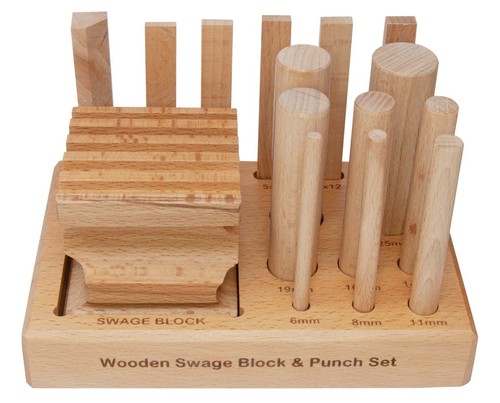 Wooden swage block with - wooden,