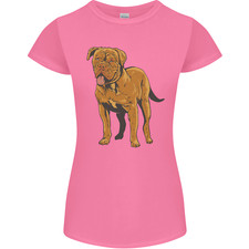 French Mastiff Dogue Bordeaux Dog Womens Petite Cut T-Shirt