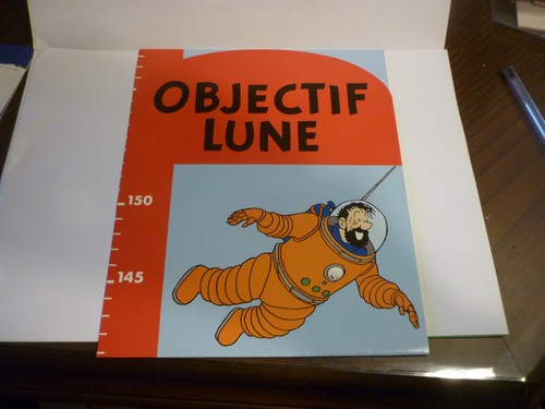 Hergé toise objectif lune - toise,