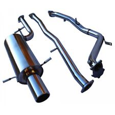 Ligne Inox Complète 63mm pour Subaru Impreza GT/WRX/STI style "Supersprint"