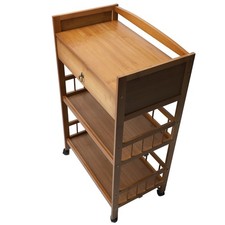 Chariot De Service Mobile Table D'appoint Roulante Avec Roulettes Rangement SG