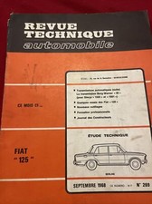REVUE TECHNIQUE FIAT 125 1608