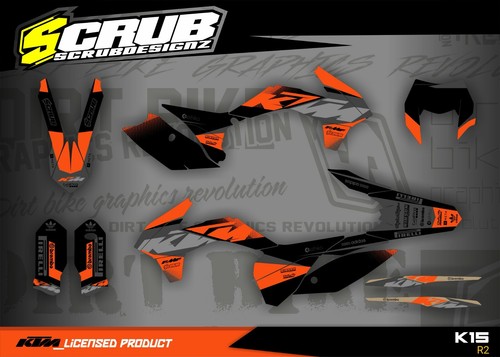 Kit graphique ktm exc 2014 - ktm,