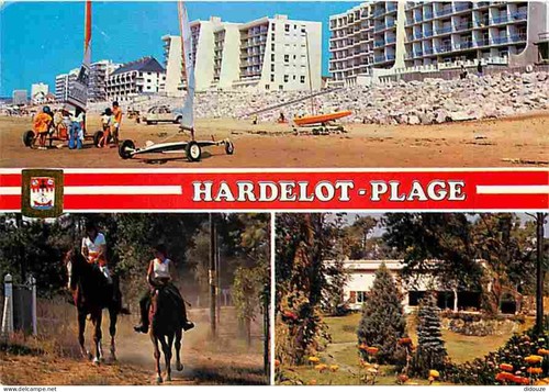 Carte postale hardelot - postale,