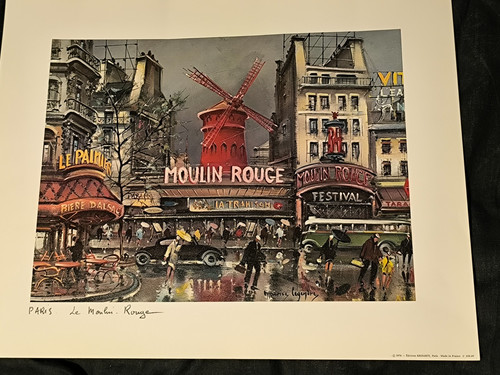 Affiche carton paris le - affiche, en