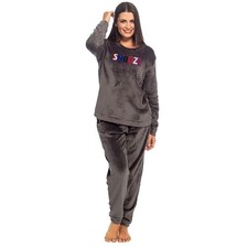 Ensemble De Pyjama En Flanelle Douce Pour Femmes A2Z Loungewear D'Hiver