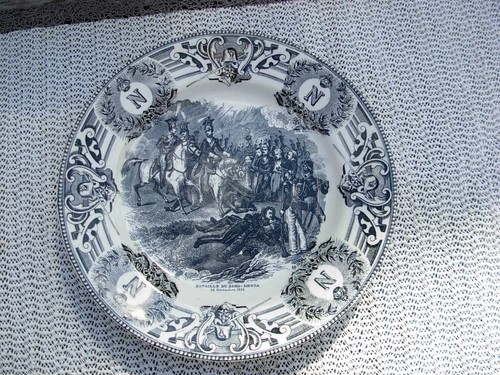 Assiette parlante ancienne