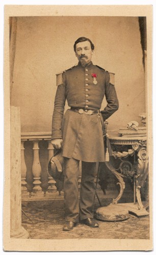 Photo cdv capitaine cuirassier - photo,
