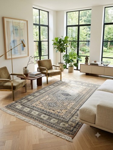Tapis persan ancien laine - tapis,
