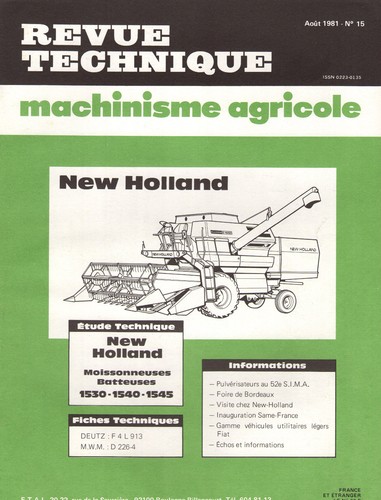 Technical magazine combine - combine, new