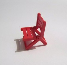 Playmobil Camping - Red Folding Chair Camping Car 3945 & Market 5341