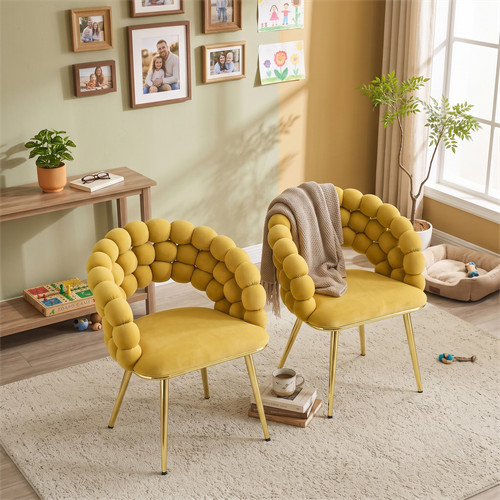 Set mustard yellow velvet - of,