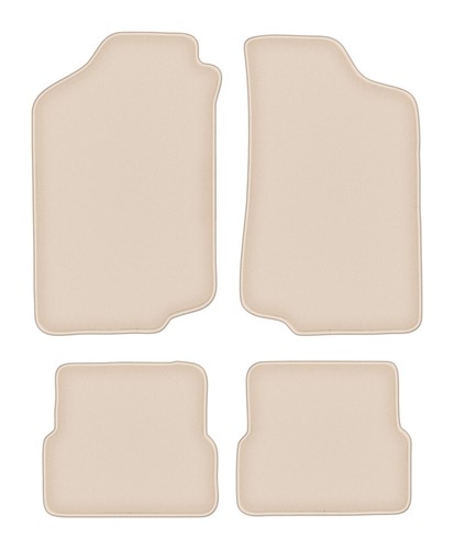Tapis sol velours beige - tapis,
