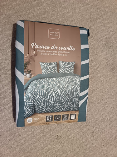 Parrure housse couette - housse, de