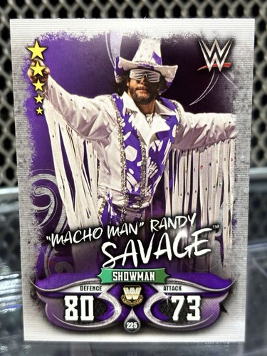2018 topps wwe slam - slam, attax