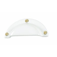 Poignée coquille - Porcelaine