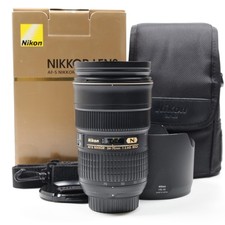 Nikon AF-S NIKKOR 24-70mm f/2.8 G ED IF SWM Lens w/Hood [Near Mint] #217AA
