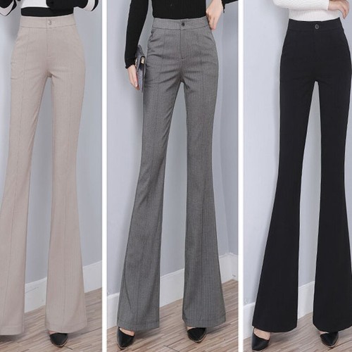 Femme évasé pantalon patte - femme,