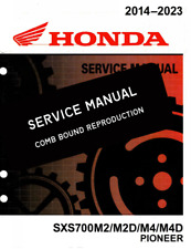 Honda 2014-2023 Pioneer 700 2-4 Service Manual Reproduction