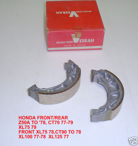 Honda z50a front rear frein - front,