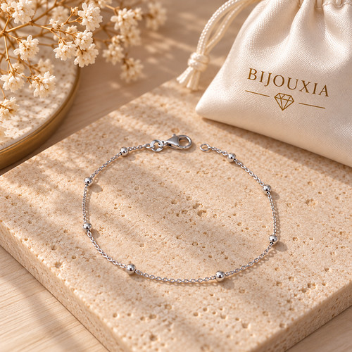 Bracelet fines boules - bracelet,