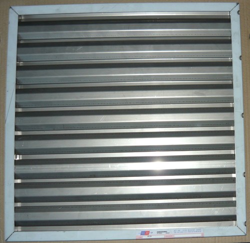 Filtre choc hotte inox