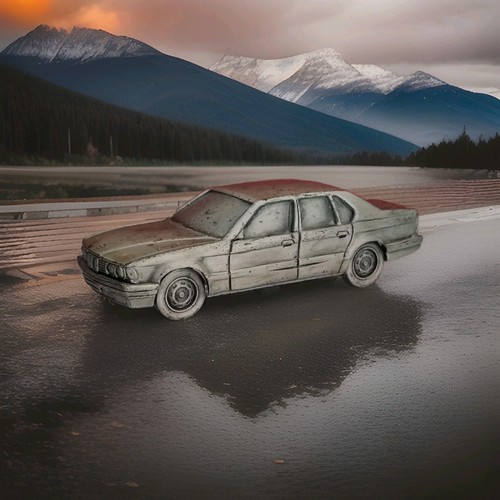 Bmw 735i 1986 - de, objet