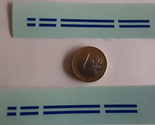Decalcomanie decals bande bleu - bande,