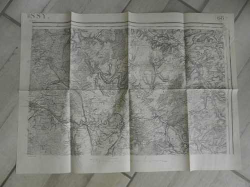 Ancienne carte meuse etat - carte, 55