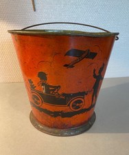 ANCIEN SEAU DE PLAGE EN TÔLE