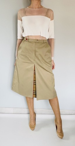 Jupe évasée check - , burberry