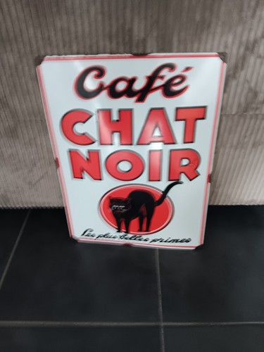 Plaque émaillée café le - plaque, "