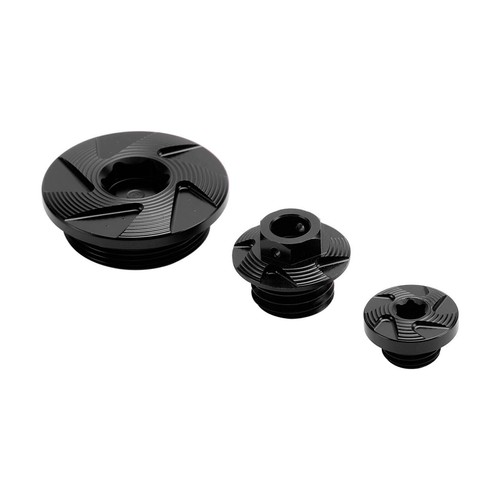 Kit bouchons moteur noir - de, de