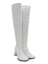 FUNTASMA Cuissarde Dames Botte haute T EU 41 blanc style décontracté