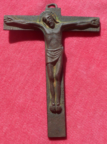 Crucifix croix bronze - -, en